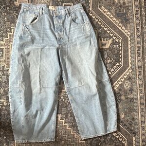 We The Free by Free People Light Blue High-Rise Denim Jeans